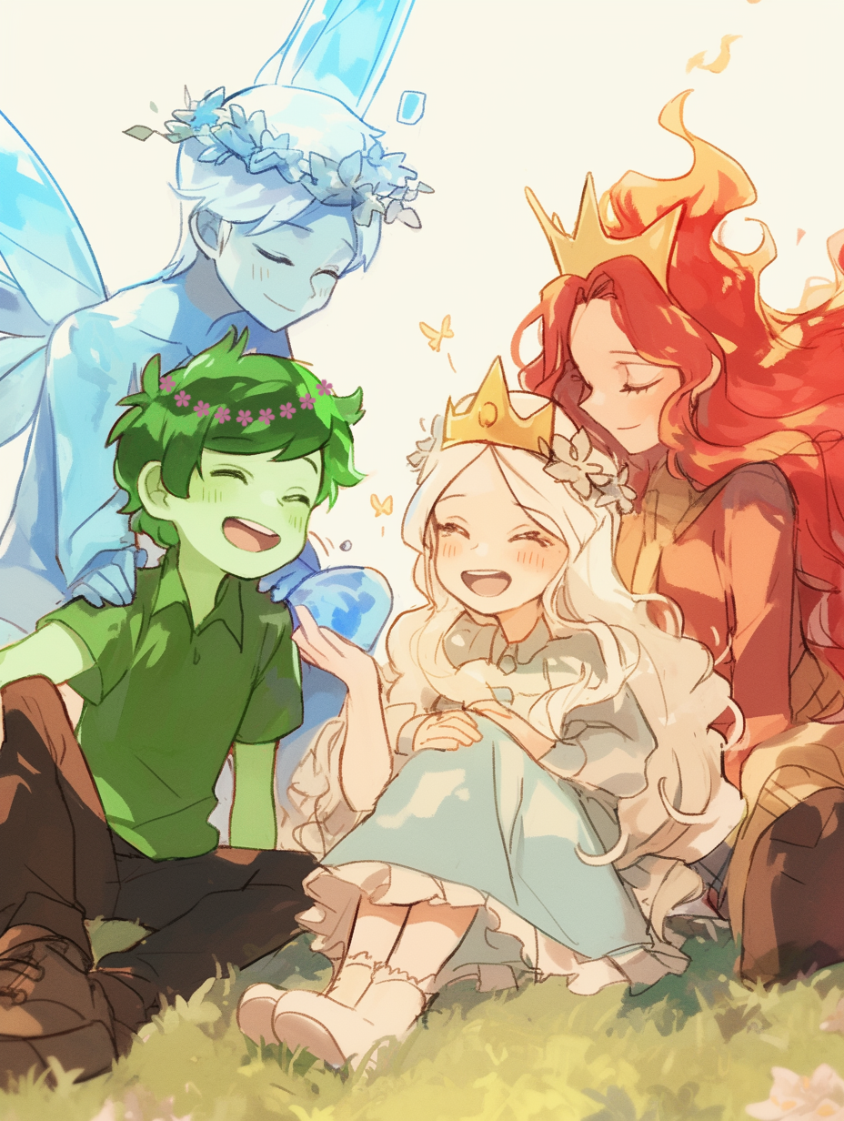 Elemental Spirits Illustration